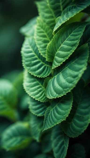 Geometric Leaf Pattern Geometric Leaf Pattern