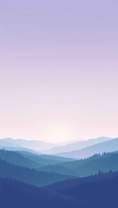 Lavender Dusk Mountains Lavender Dusk Mountains
