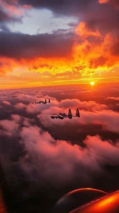 Sunset Above Clouds