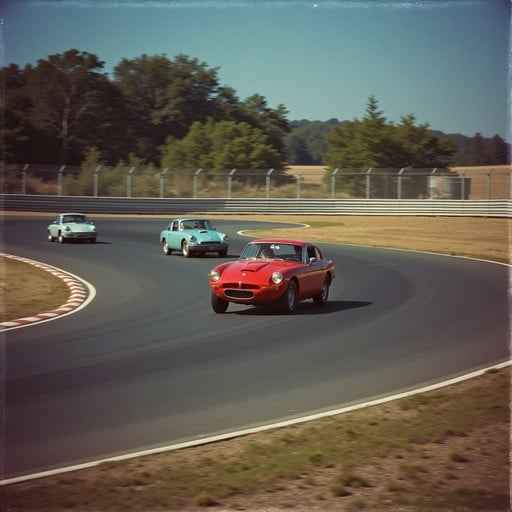 Vintage Racing Action Vintage Racing Action
