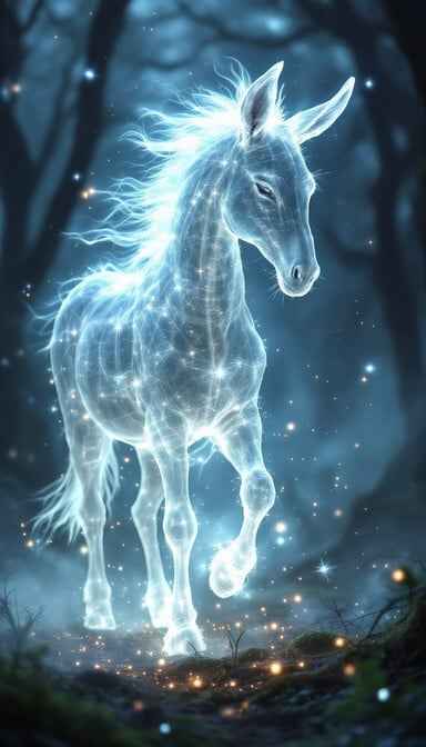 Moonlit Spirit Donkey Moonlit Spirit Donkey