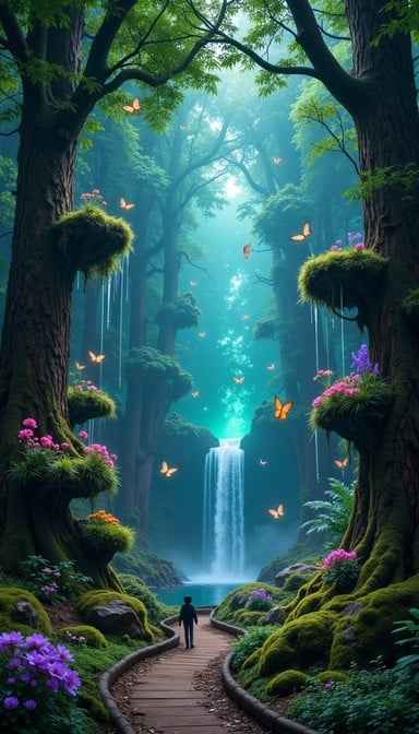 Enchanted Forest Waterfall Enchanted Forest Waterfall