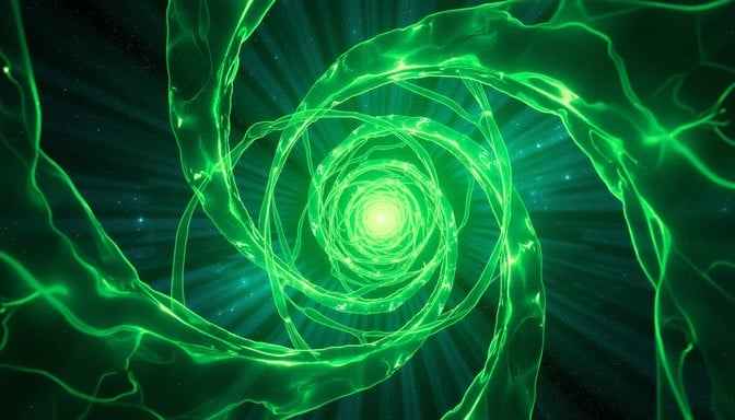 Cosmic Green Vortex