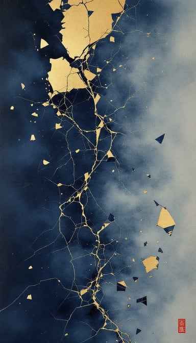 Gold Meets Indigo