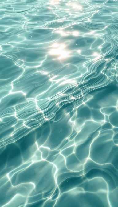 Rippling Aqua Light