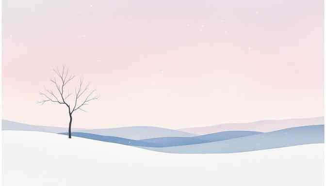 Pastel Winter Silence