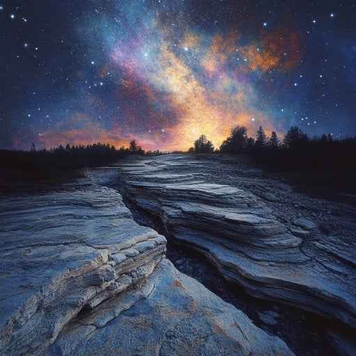 Starry Night Skyline