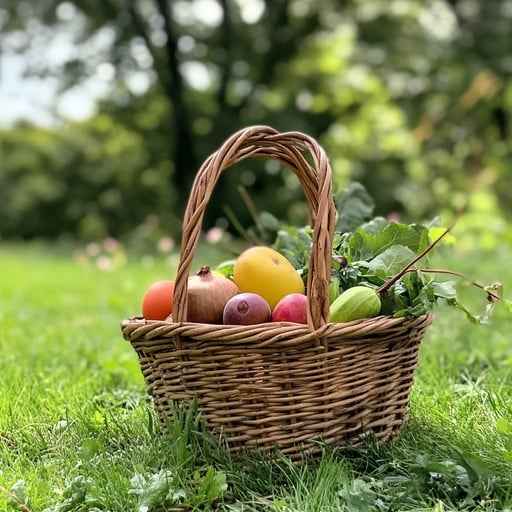Fruit Basket Outdoors
