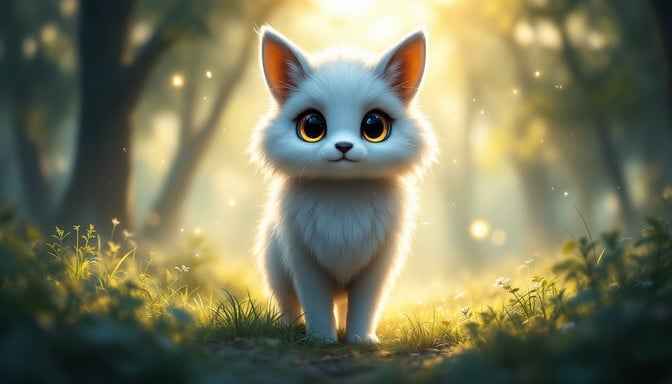 Enchanted Forest Cat