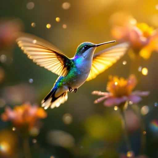Magical Morning Hummingbird