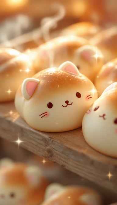 Kawaii Cat Bread