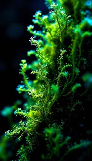 Bioluminescent Nature Pattern Bioluminescent Nature Pattern