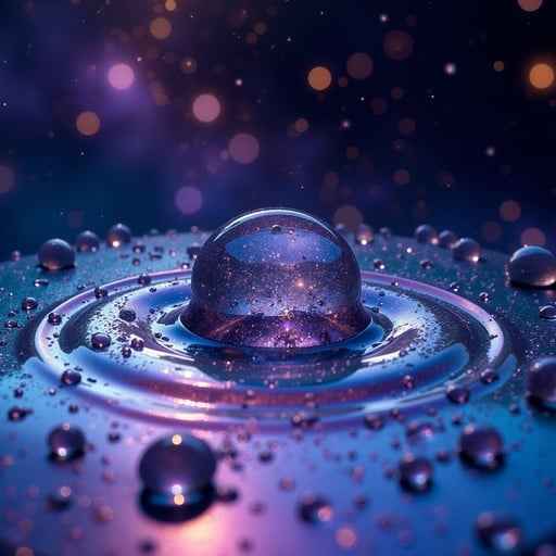 Cosmic Water Droplets