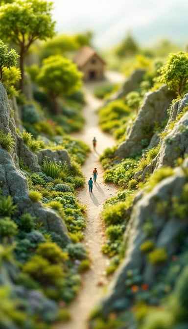 Miniature Valley Path Miniature Valley Path