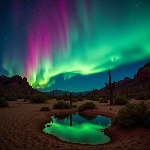 Desert Aurora Magic Desert Aurora Magic