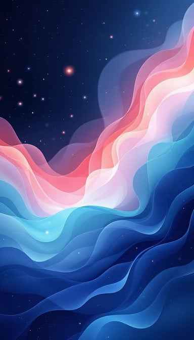 Cosmic Waves Dancing