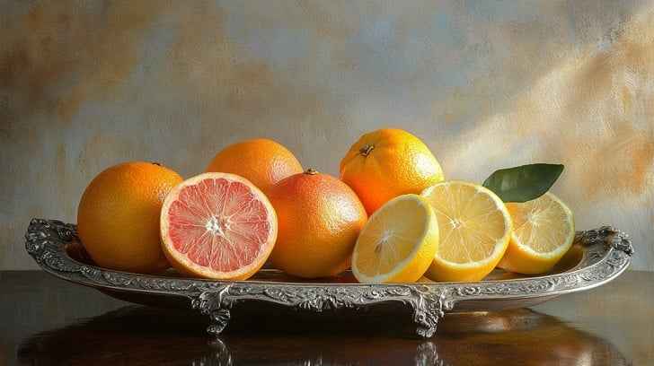 Elegant Citrus Display Elegant Citrus Display