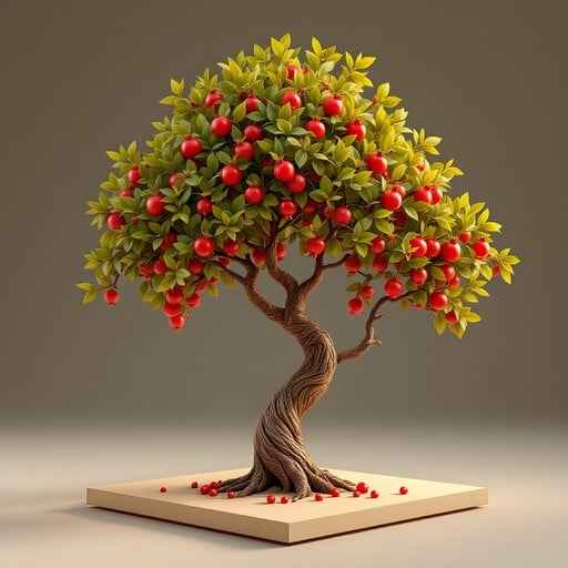 Pomegranate Bonsai Art