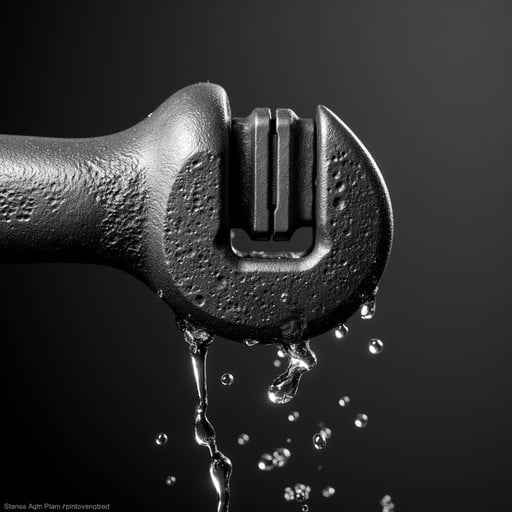 Dripping Metal Wrench Dripping Metal Wrench