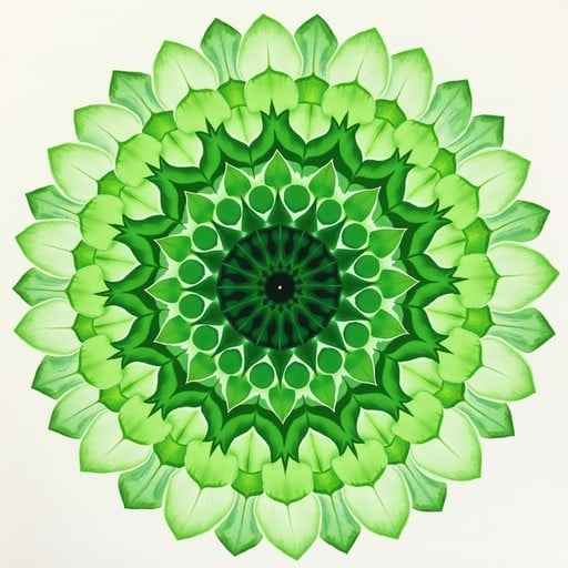 Verdant Cellular Mandala Verdant Cellular Mandala