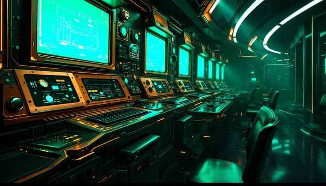 Vintage Tech Console