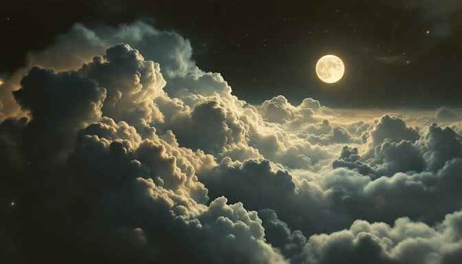 Moonlit Cloud Ocean Moonlit Cloud Ocean