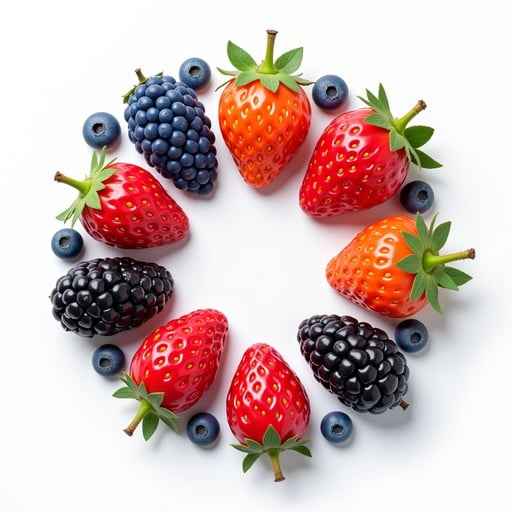 Circular berry arrangement Circular berry arrangement