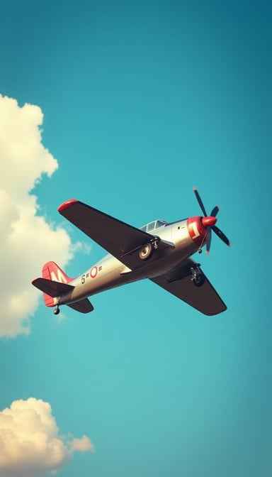 Vintage Propeller Skyward