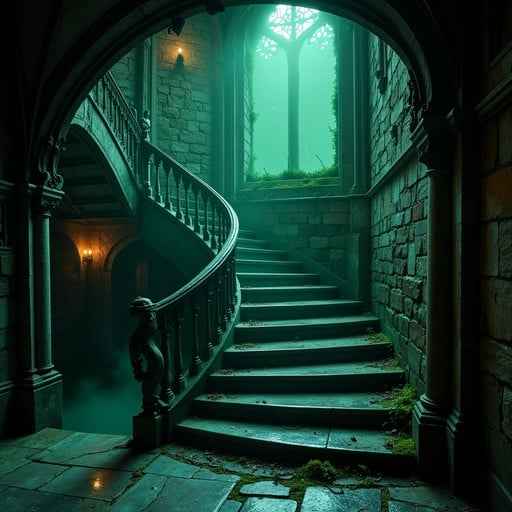 Haunted Spiral Staircase Haunted Spiral Staircase