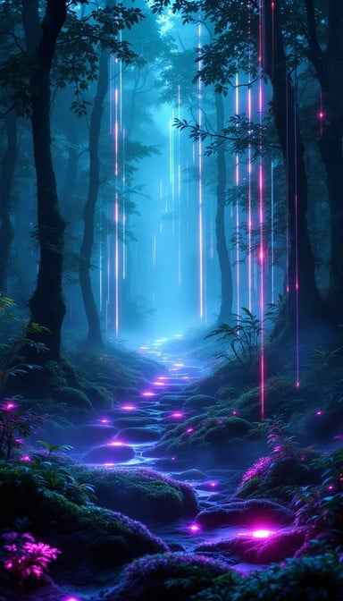 Luminous Forest Path Luminous Forest Path