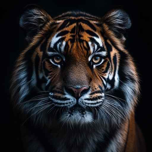 Majestic tiger portrait