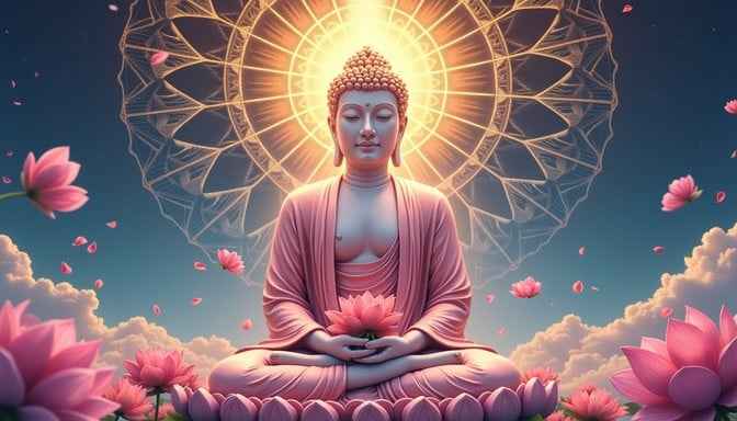 Enlightened Anime Buddha