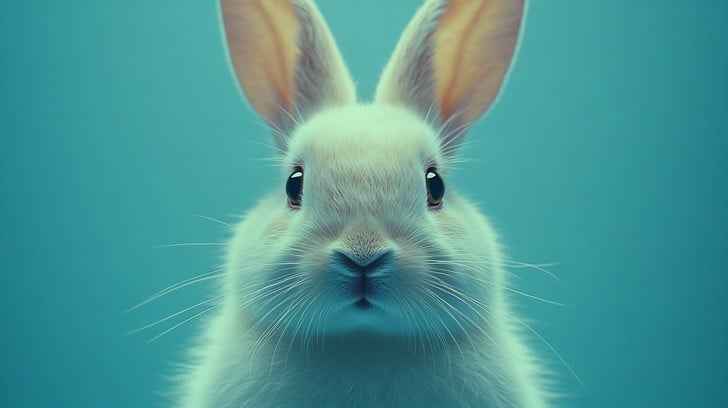 Curious White Rabbit Curious White Rabbit
