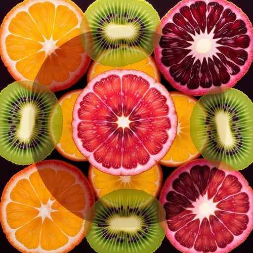 Vibrant Fruit Mosaic