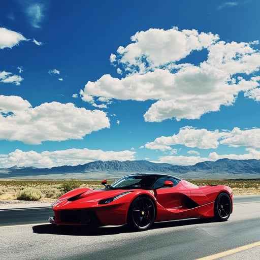 Red sports car