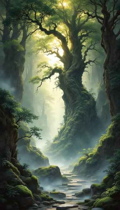 Mystical Forest Path