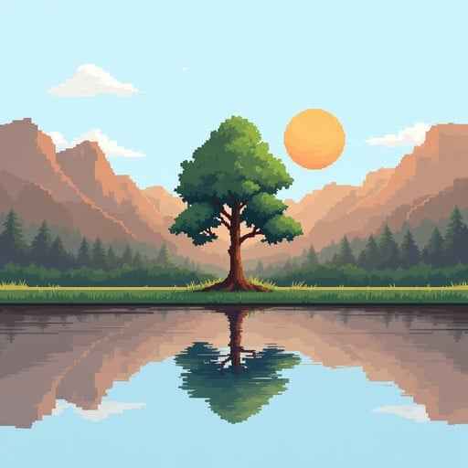 Solitary Digital Serenity
