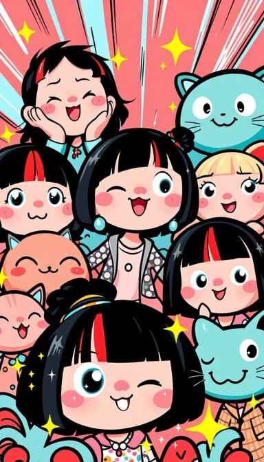 Kawaii Friend Group