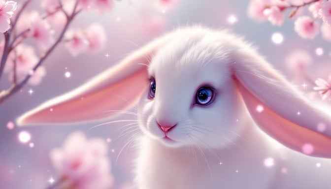 Ethereal White Rabbit