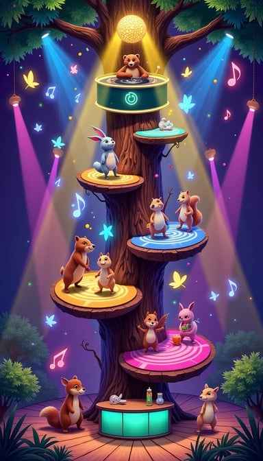 Animal Disco Treehouse Animal Disco Treehouse