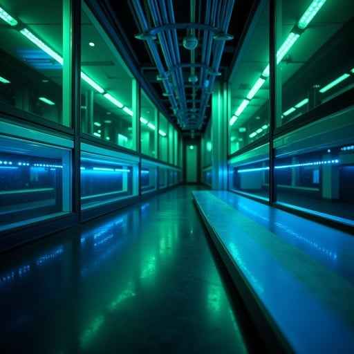 Futuristic Green Corridor Futuristic Green Corridor
