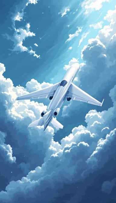 Soaring Through Clouds