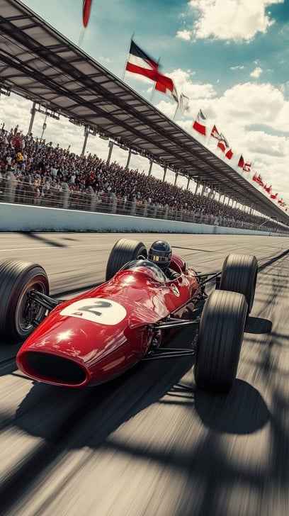 Racing Red Car Racing Red Car