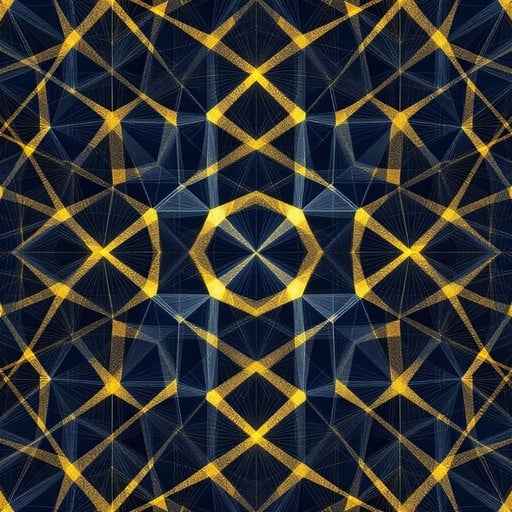 Geometric Gold Pattern Geometric Gold Pattern