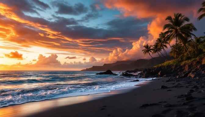 Paradise At Sunset
