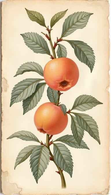 Vintage Fruit Study Vintage Fruit Study