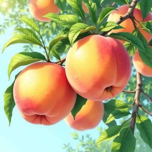 Sun-Kissed Peaches