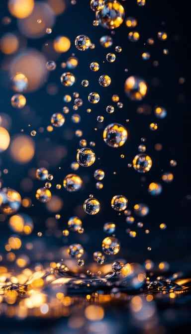 Dancing Golden Droplets Dancing Golden Droplets