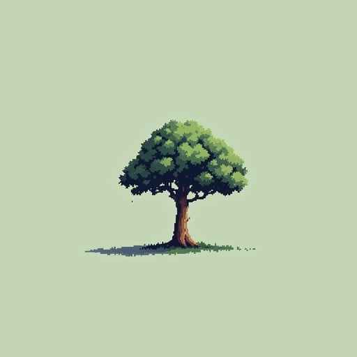 Solitary Pixel Tree Solitary Pixel Tree