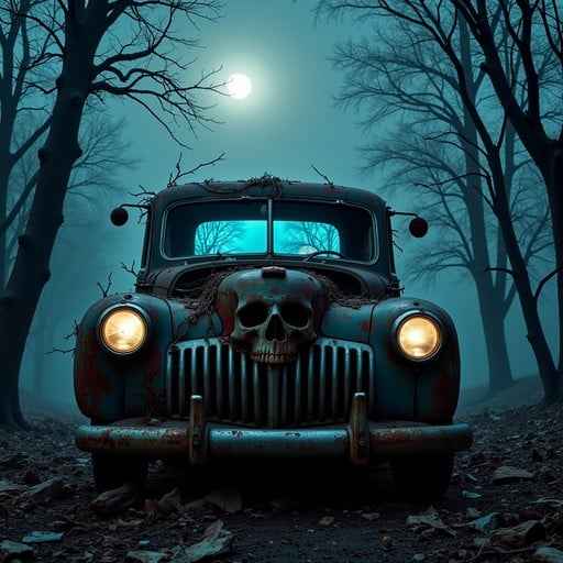 Moonlit Gothic Automobile
